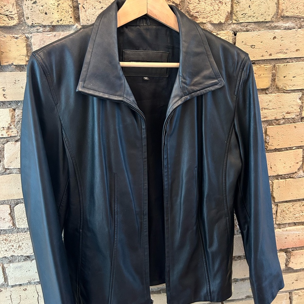 Women's Black Leather Jacket